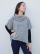 PONCHO TILINCHOS GRIGIO PERLA