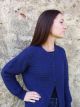 CARDIGAN LARGE ISPI BLU