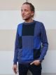 MAGLIONE LARGE ORTHON BLU